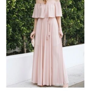 Morning Lavender dress blush pink size small